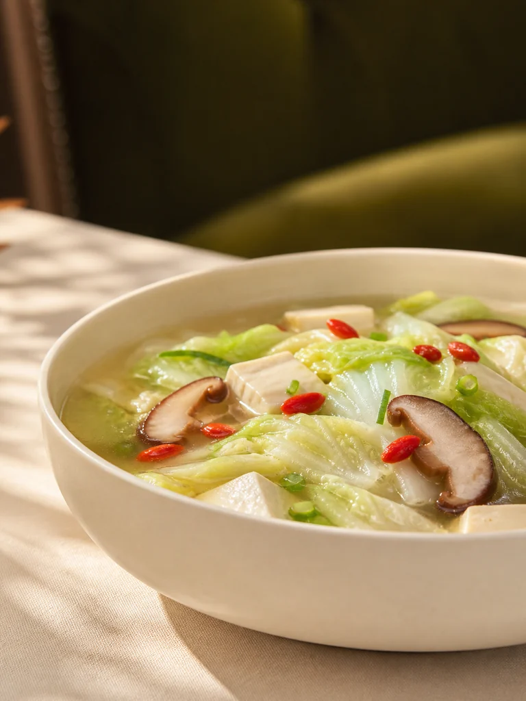 白菜豆腐汤