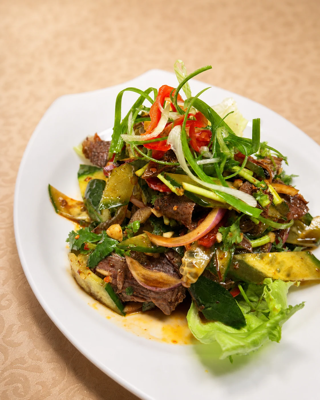 黄瓜拌牛肉